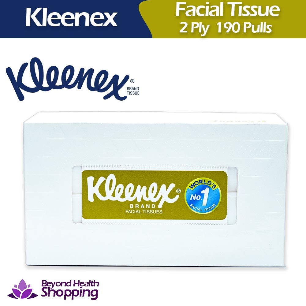 Kleenex Facial Tissue 2 Ply 190 Pulls