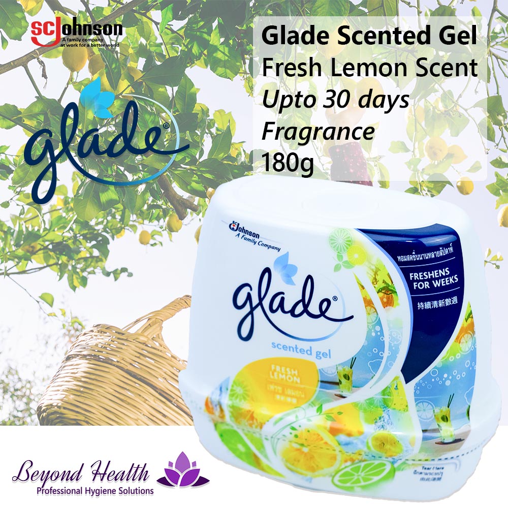 Glade® Scented Gel Fresh Lemon Scent 180g