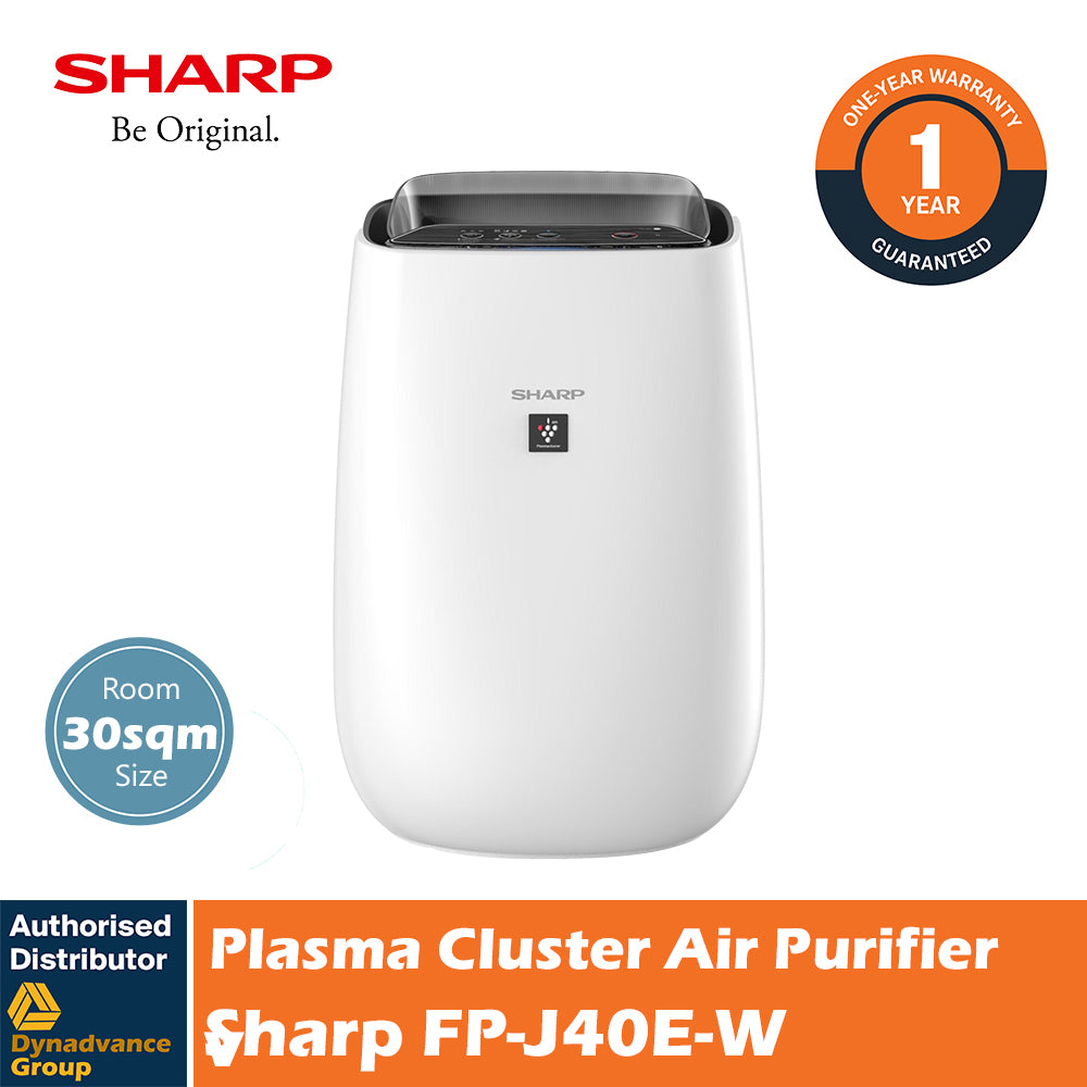 Sharp FP-J40E-W Air Plasmacluster Air Purifier