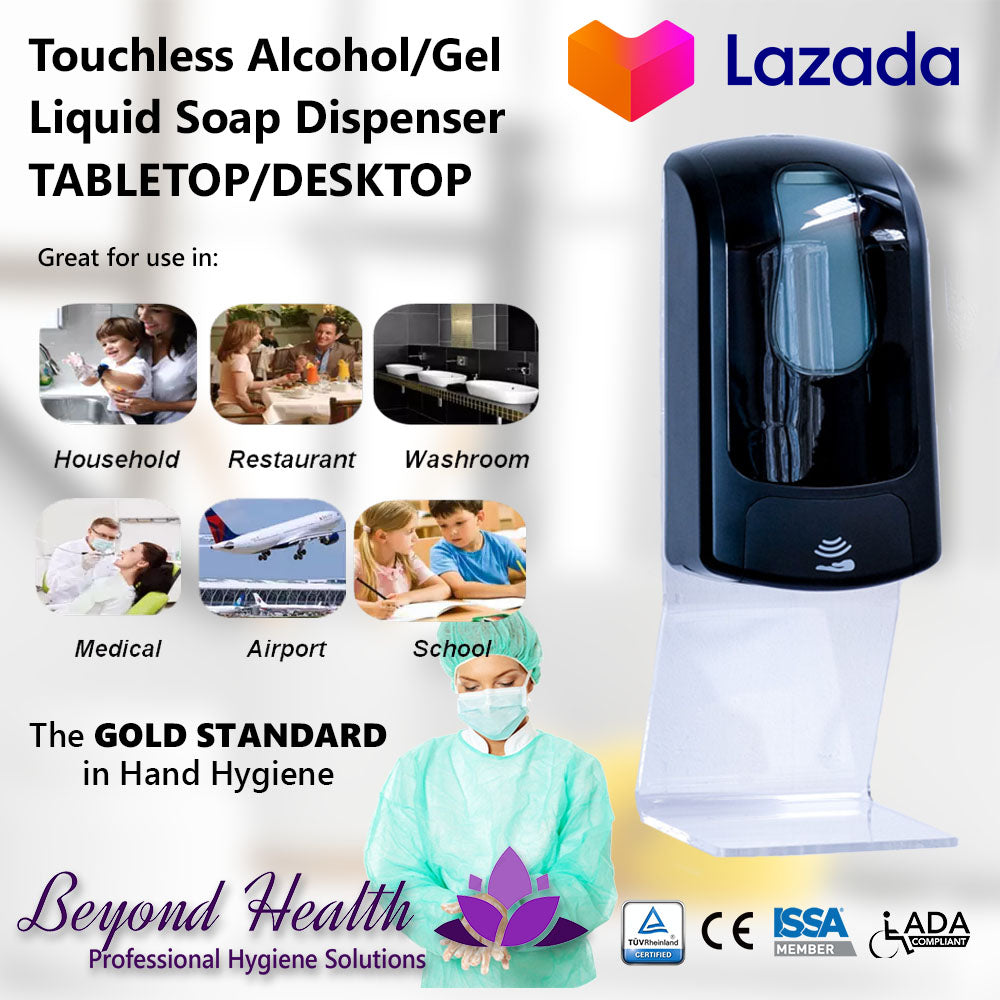 Touchless Alcohol Dispenser Jet Black