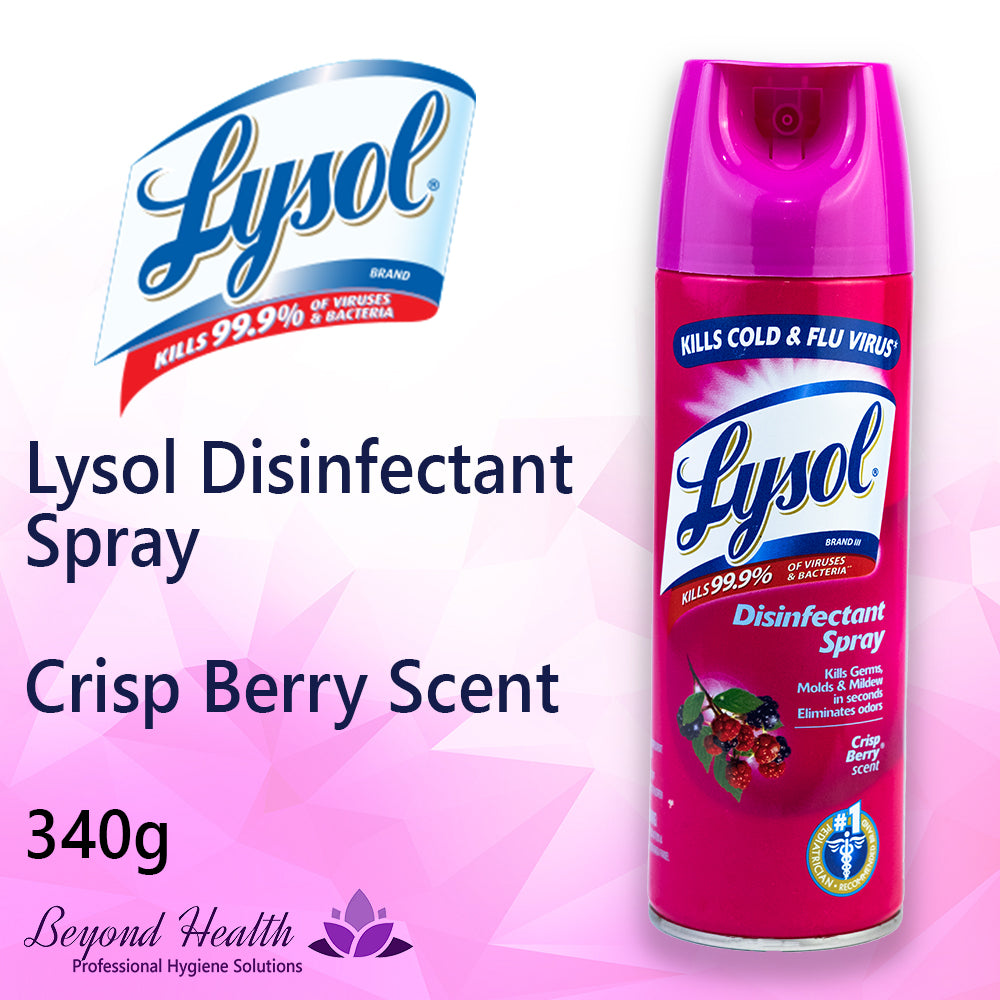 LYSOL Disinfectant Spray Crisp Berry 340g