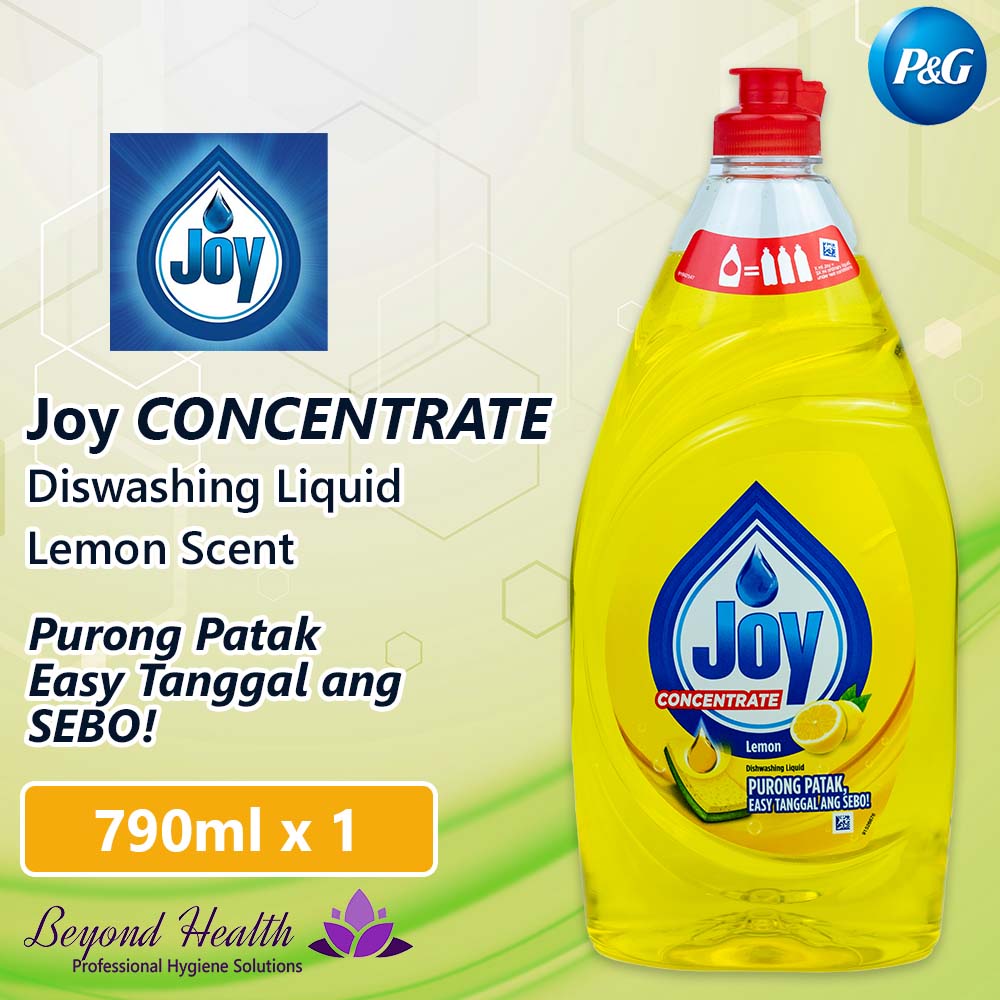 Joy Dishwashing Liquid Concentrate Lemon Scent 790ml