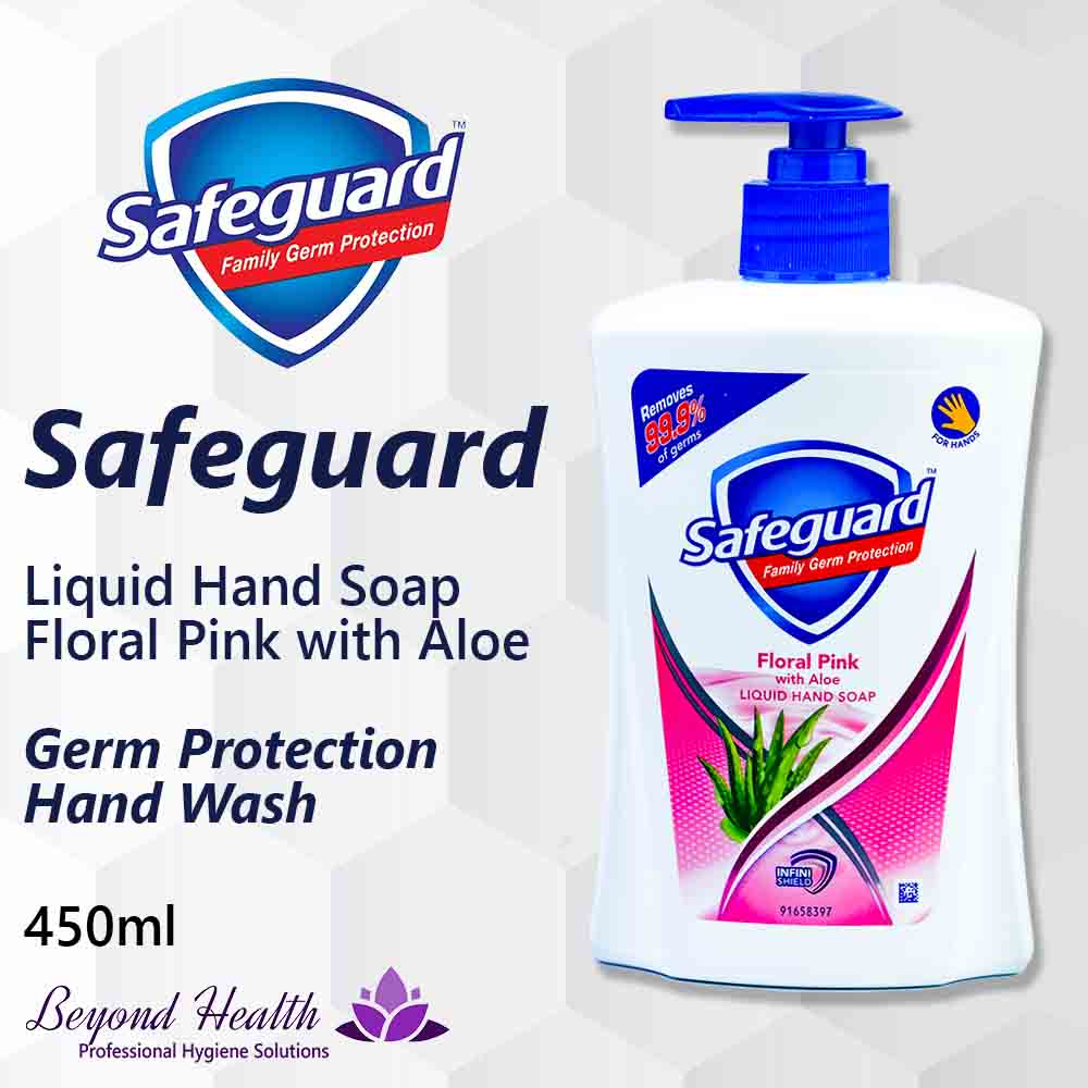 Safeguard™  Floral Pink with Aloe  Liquid Hand Wash 450ml Liquid Hand Soap Antibacterial
