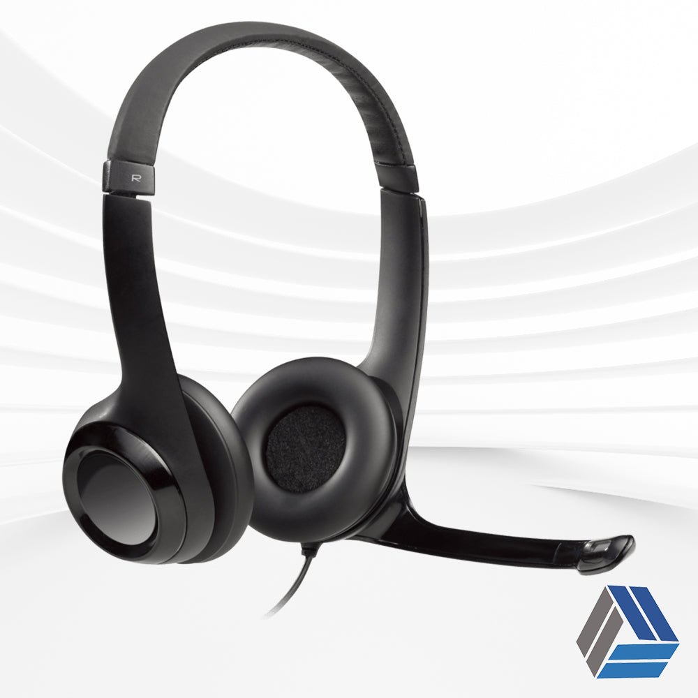 Logitech® USB Headset H390 With enhanced digital audio and in-line controls