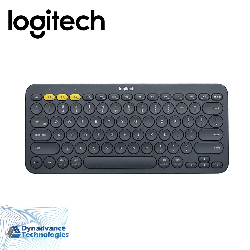 Logitech K380 Wireless Multi-Device Keyboard for Windows, Apple iOS, Apple TV android or Chrome, Bluetooth, Compact Space-Saving Design, PC/Mac/Laptop/Smartphone/Tablet