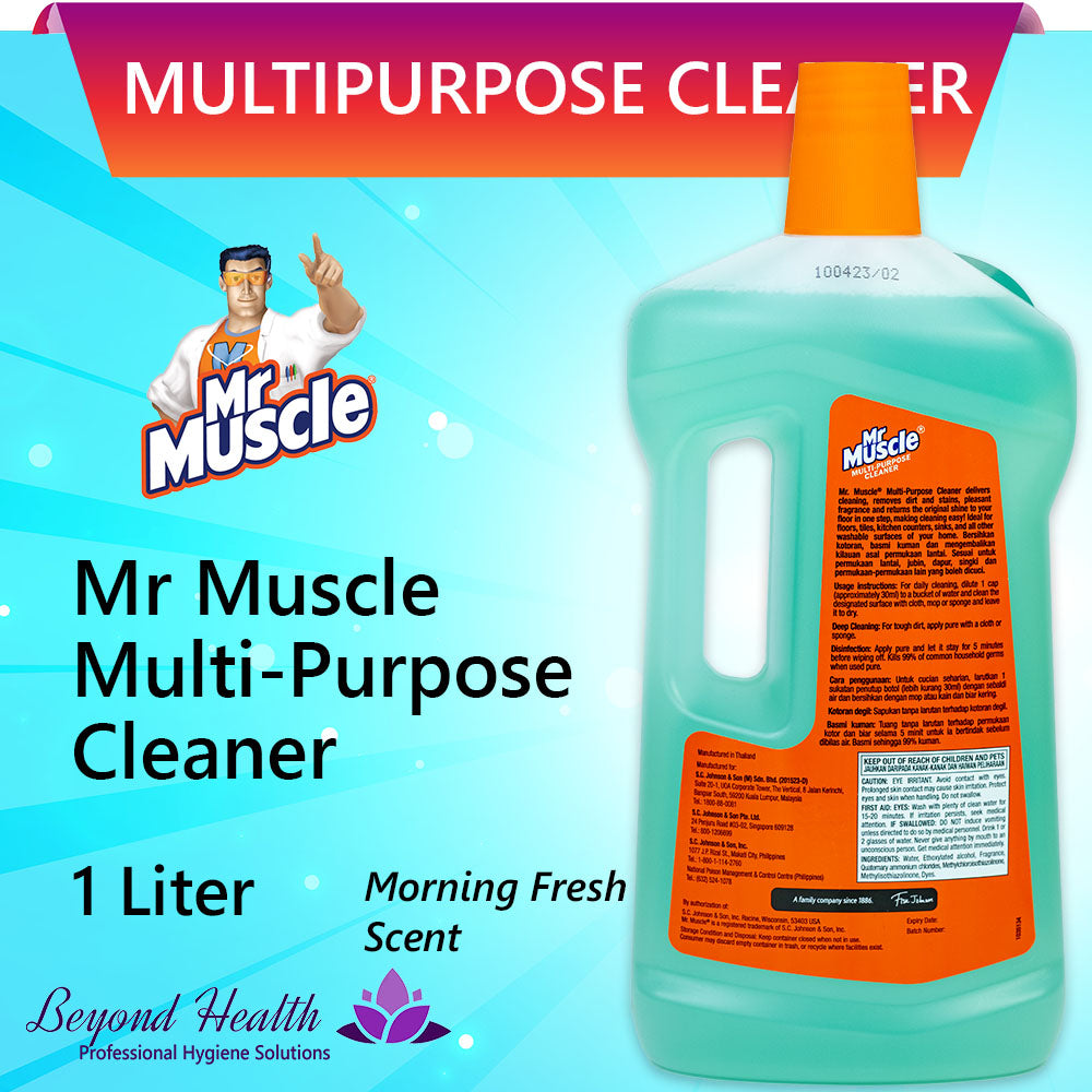Mr. Muscle® Multi-Purpose Disinfectant Cleaner Morning Fresh Scent 1 Liter