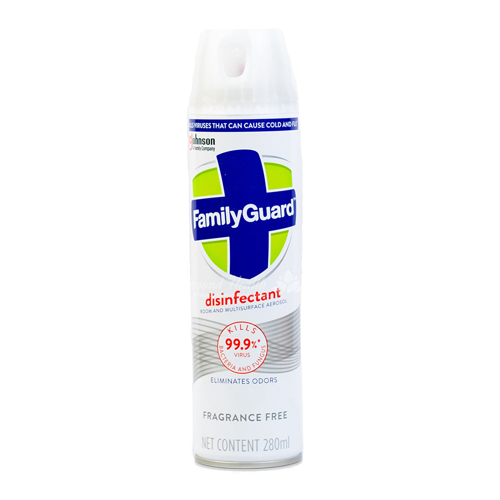 FamilyGuard™ Disinfectant Aerosol Fragrance Free 280ml