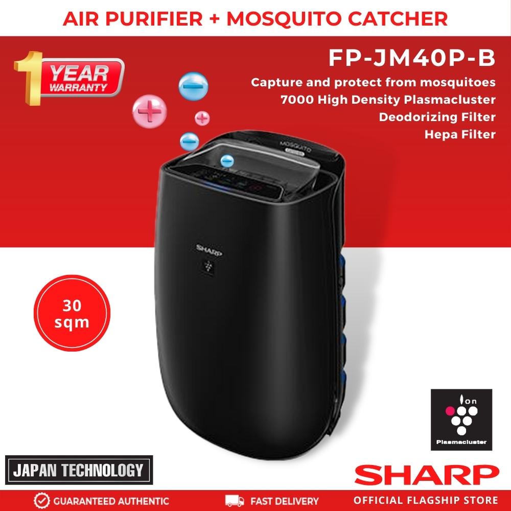 Sharp FP-JM40P-B Air Plasmacluster Air Purifier with Mosquito Catcher