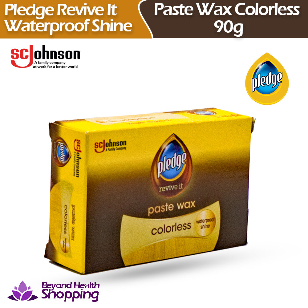 Pledge Paste Wax Revive it Colorless [90g] Waterproof Shine