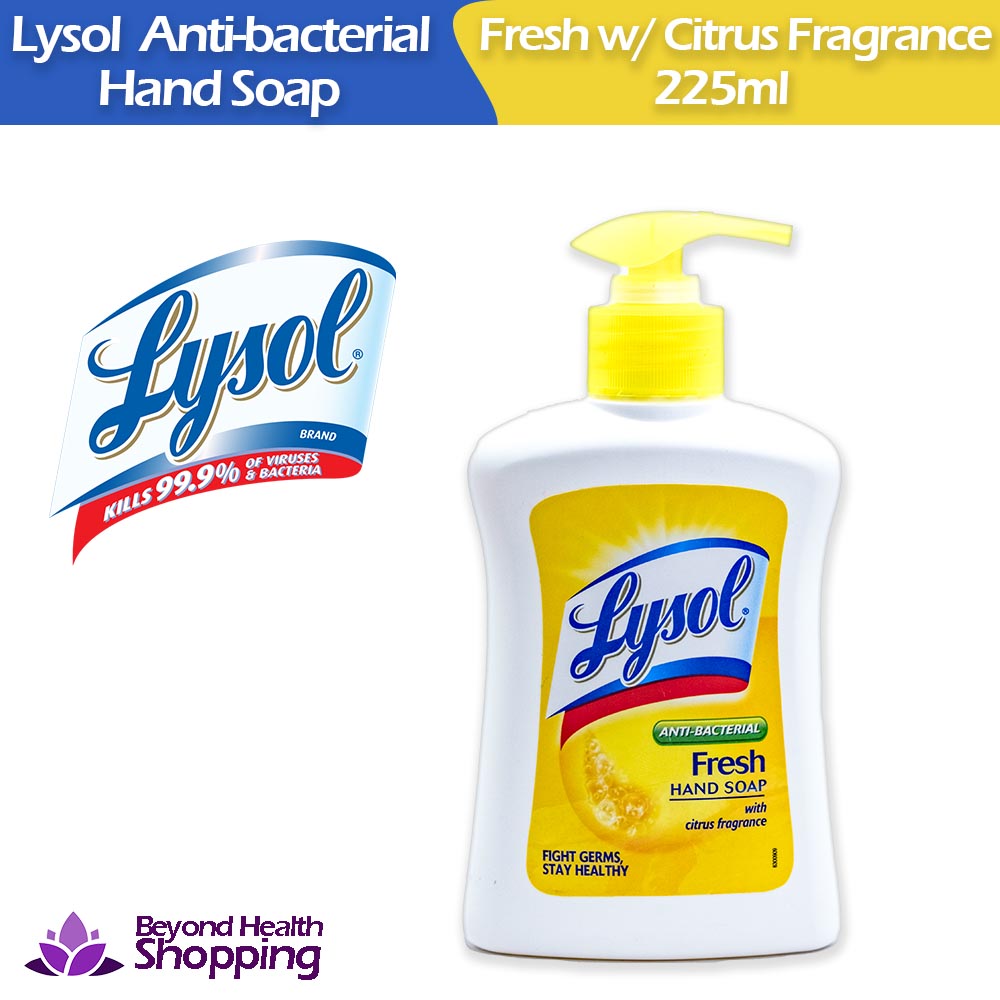 Lysol Anti-Bacterial Fresh Hand Soap 225ml
