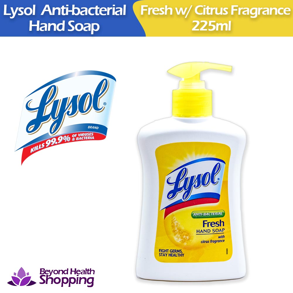 Lysol Anti Bacterial Fresh Hand Soap 225ml 2726