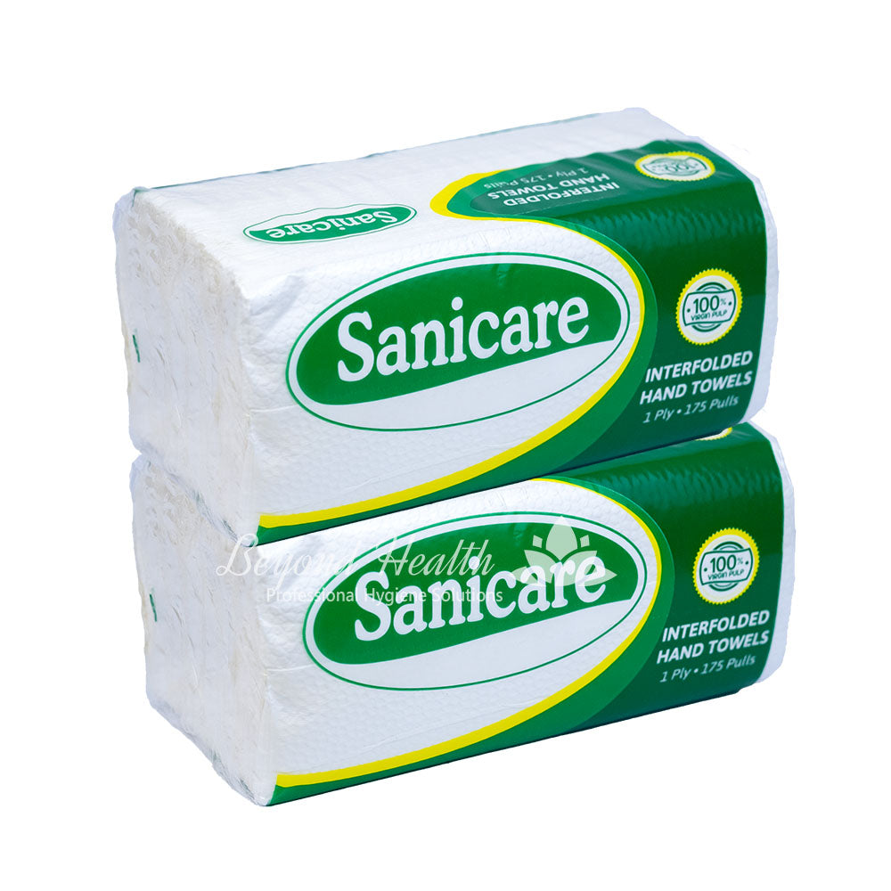 Sanicare Interfolded Paper Towel 175 sheets 2Packs