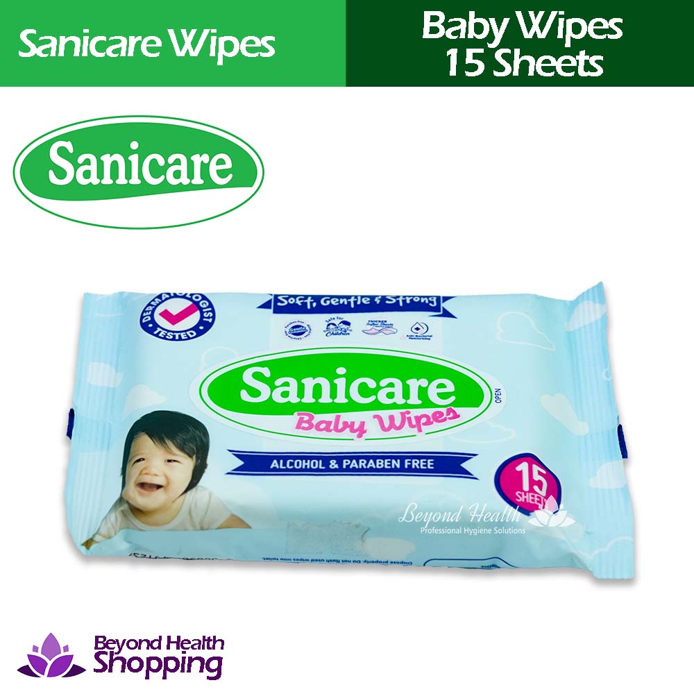 Sanicare Baby Wipes 15 Sheets