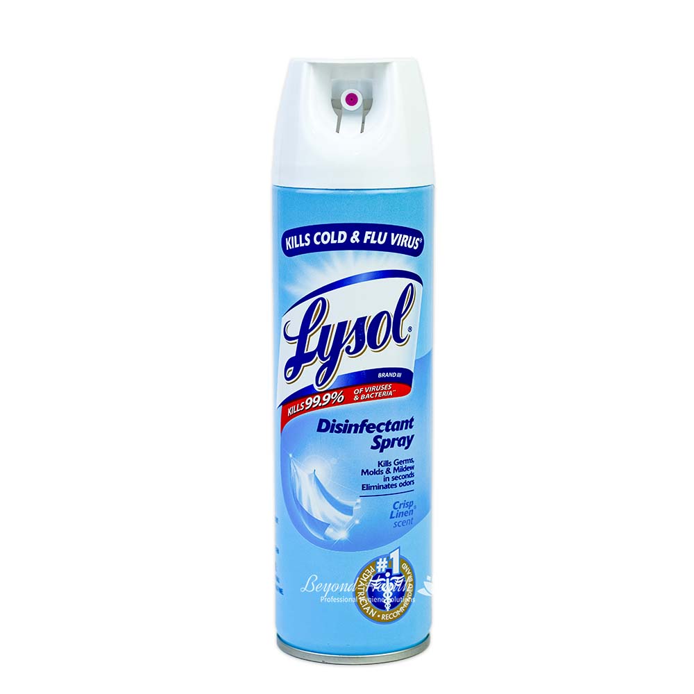 LYSOL Disinfectant Spray Crisp Linen Scent Small 170g