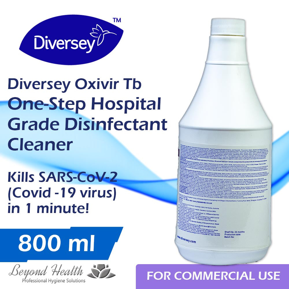 Diversey Oxivir Tb One-Step Hospital Grade Disinfectant Cleaner 800ml