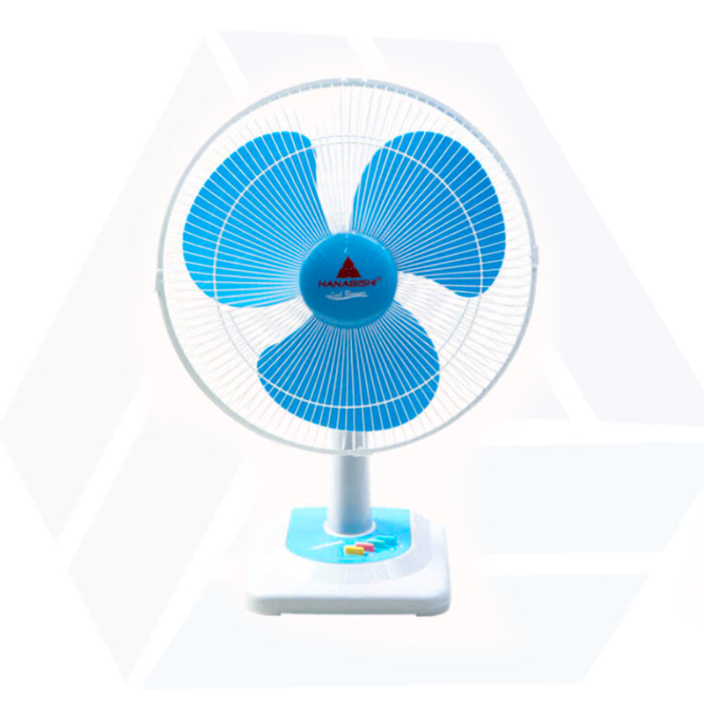 Hanabishi Desk Fan Cool Blossom 16T (New Blue) Certified Product Safety Q-1432