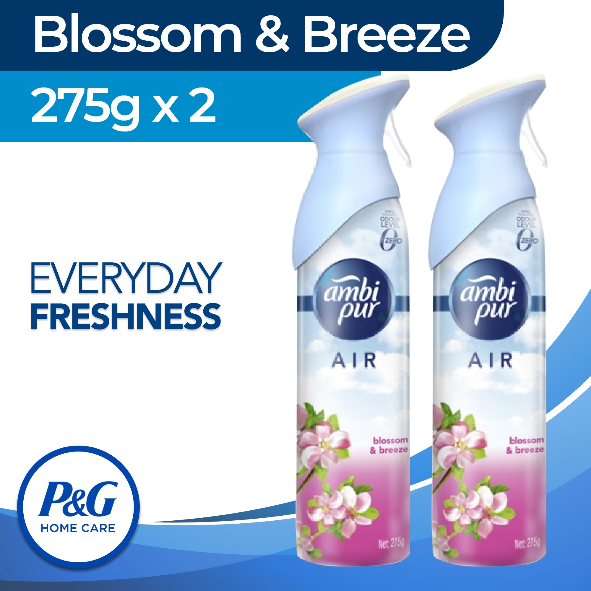 [SULIT SALE] AMBI PUR Air Freshener Blossoms & Breeze 275g x 2 (Air Freshener)