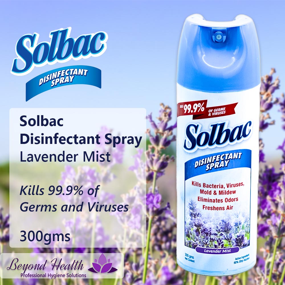 Solbac Disinfectant Spray Lavender Mist 300g