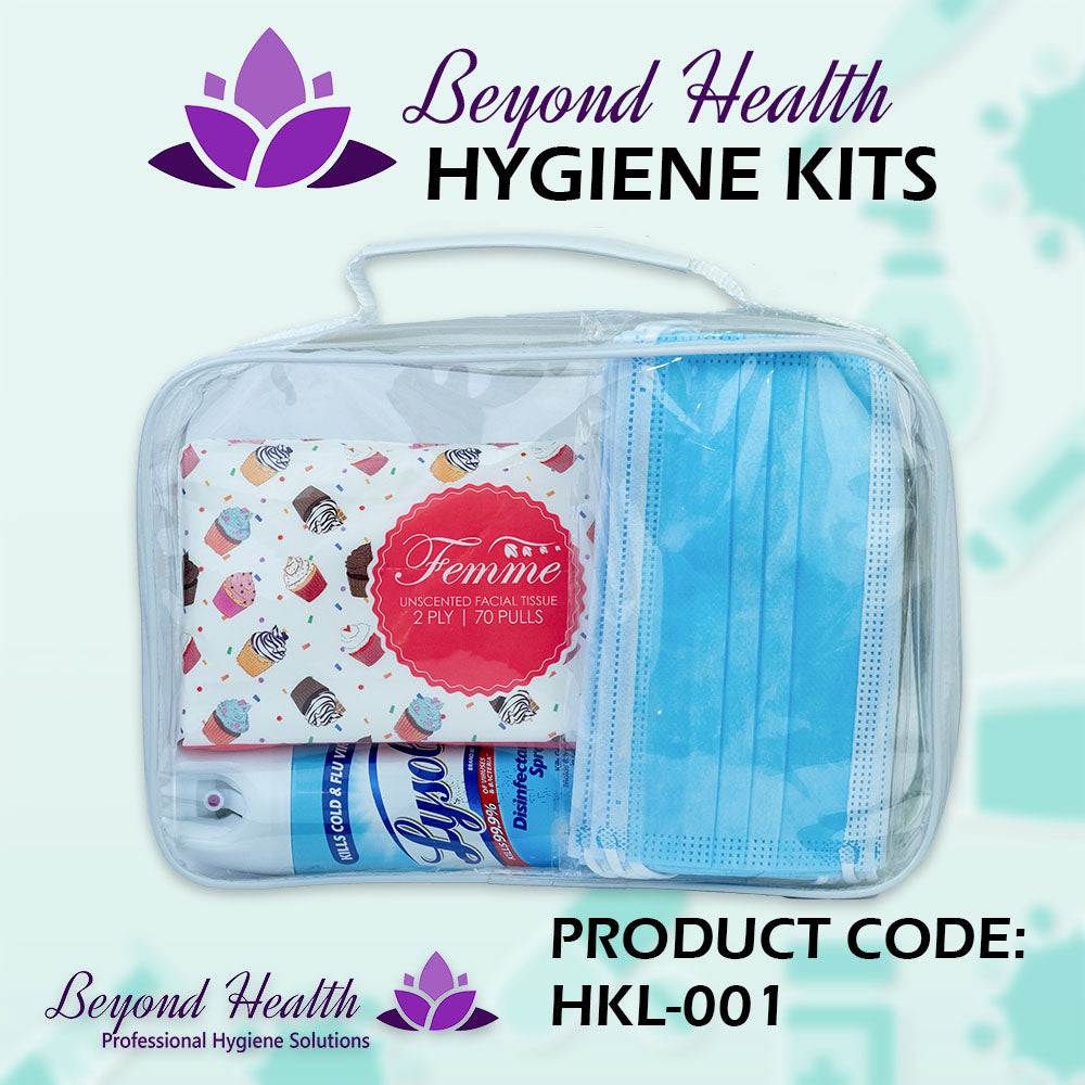 HKL-001 Personal Hygiene Kit Beyond Health 6 Items Disinfection Kit LARGE BAG