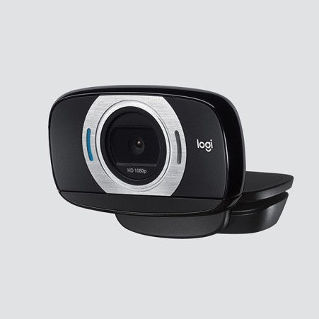 Logitech C615 Full HD Webcam - 1080p HD External USB Camera for Desktop or Laptop, 360-degree rotation,Autofocus, PC or Mac - Black