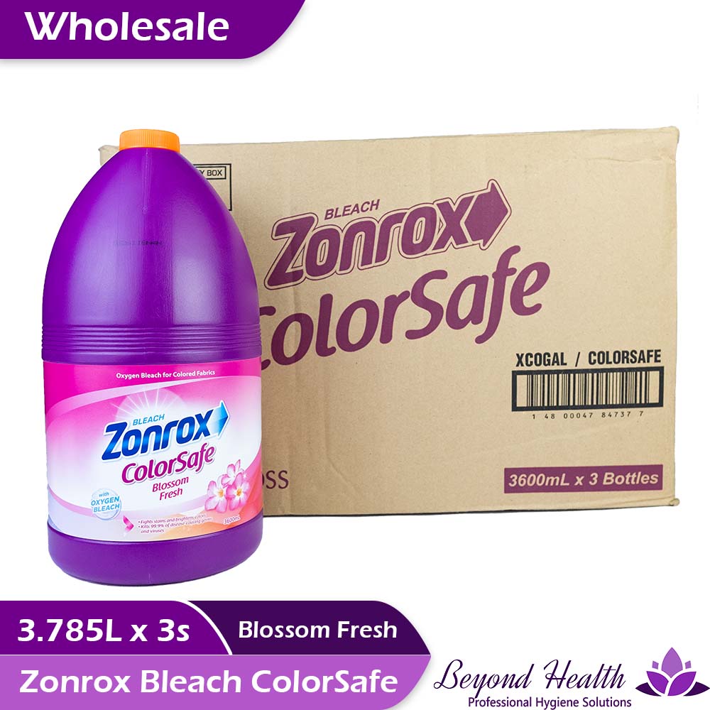 Wholesale Zonrox ColorSafe Bleach [3.785L x 3Gallon]