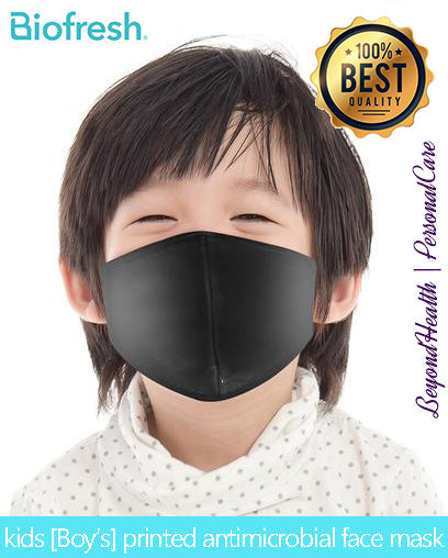 Biofresh® Antimicrobial Face Mask for Kids [3pcs in 1 Pack] Printed [Boy's] Washable and Reusable