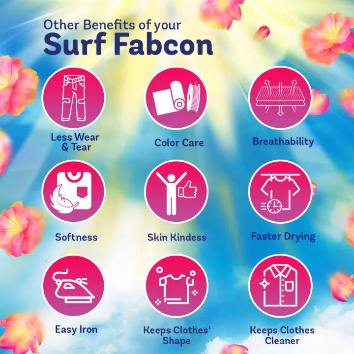 Surf Fabric Conditioner Blossom Fresh 800ml Bottle