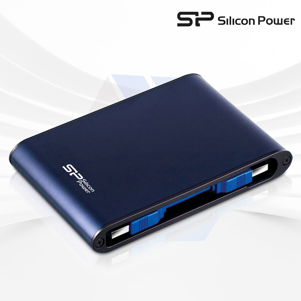 Silicon Power Armor A80 BLUE 1TB FULL PROOF (WATER,PRESSURE,VIBRATION AND DUST) Best rugged hard drives top drop-proof storage