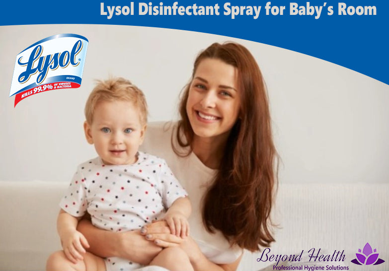 LYSOL Disinfectant Spray for Babys Room[Eliminates Odors] kills 99.9% of Viruses & Bacteria 340g