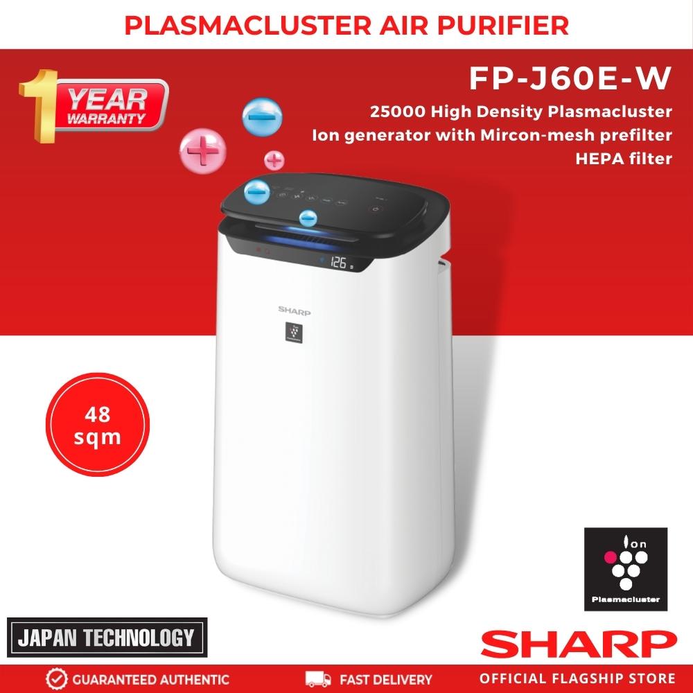 Sharp FP-J60E-W Air Plasmacluster Air Purifier