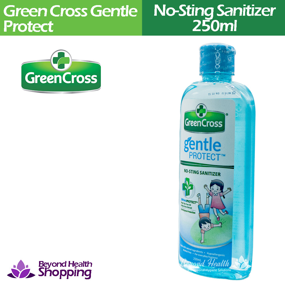 GreenCross No-Sting Sanitizer 250ml Gentle Protect From Tea Tree Oil & Aloe Vera Extract
