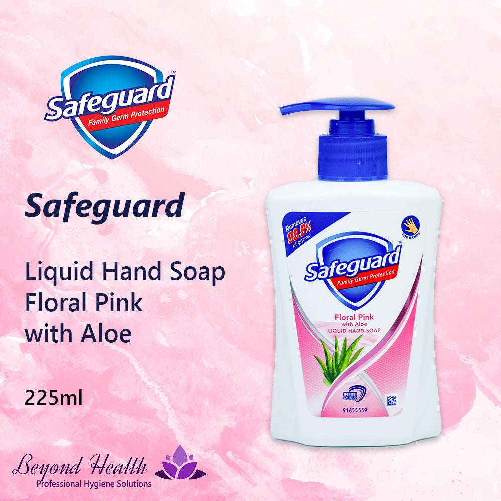 Safeguard Floral Pink with Aloe Liquid Hand Wash 225ml