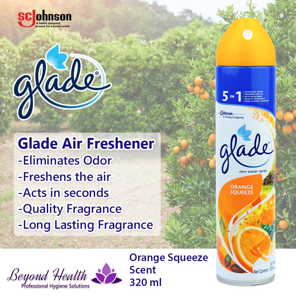 Glade Air Freshener Orange Squeeze Scent 320ml