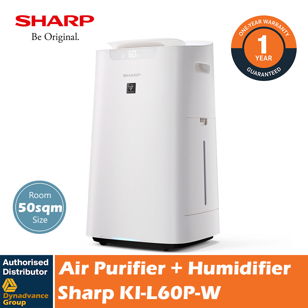 Sharp KI-L60P-W 50 sqm Air Purifier with HUMIDIFIER