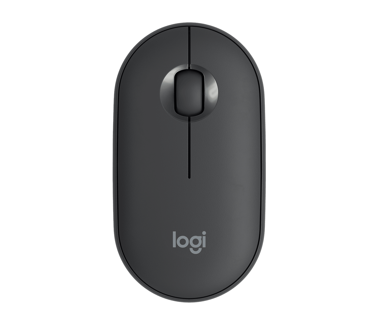 Logitech Pebble M350 Wireless Mouse (Graphite)- Modern, Slim, and Silent Wireless and Bluetooth Mouse