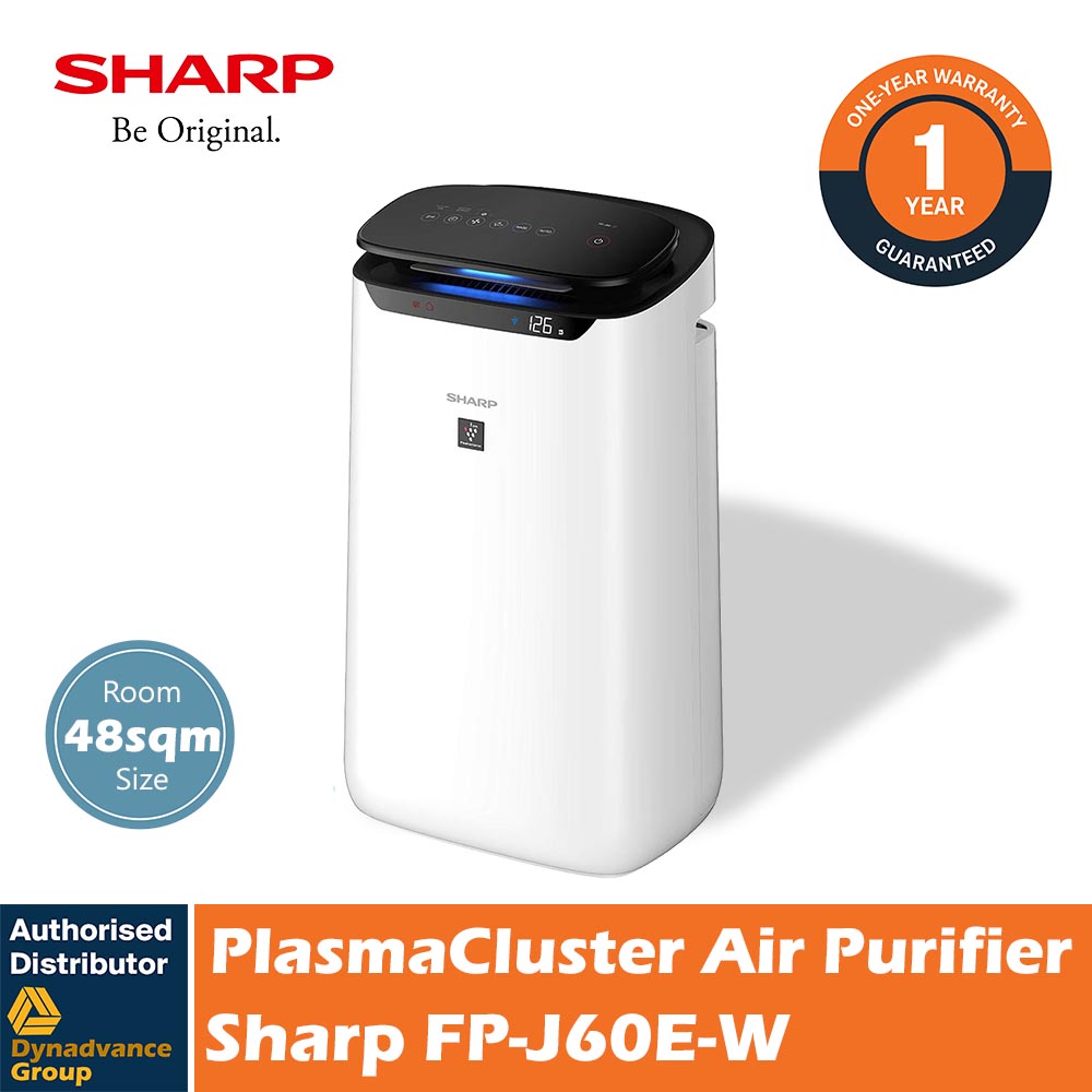 Sharp FP-J60E-W Air Plasmacluster Air Purifier