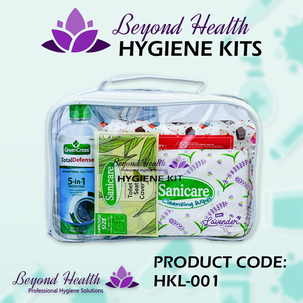 HKL-001 Personal Hygiene Kit Beyond Health 6 Items Disinfection Kit LARGE BAG