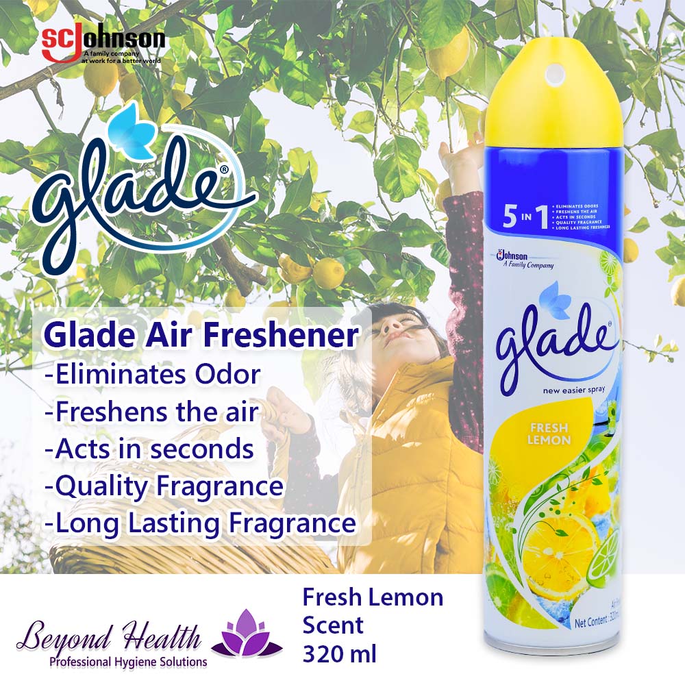 Glade Air Freshener Fresh Lemon Scent 320ml