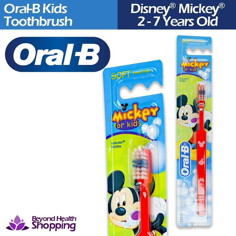 Oral-B Kids Toothbrush Disney Mickey Red 2-7 Years Old