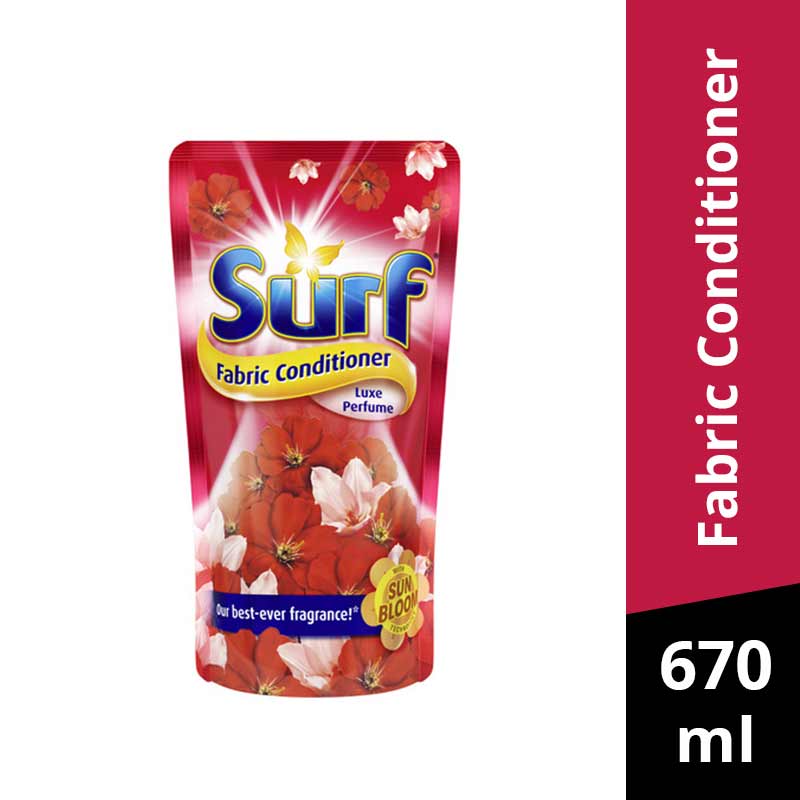 Surf Laundry Fabric Conditioner Luxe Perfume 670ml Pouch