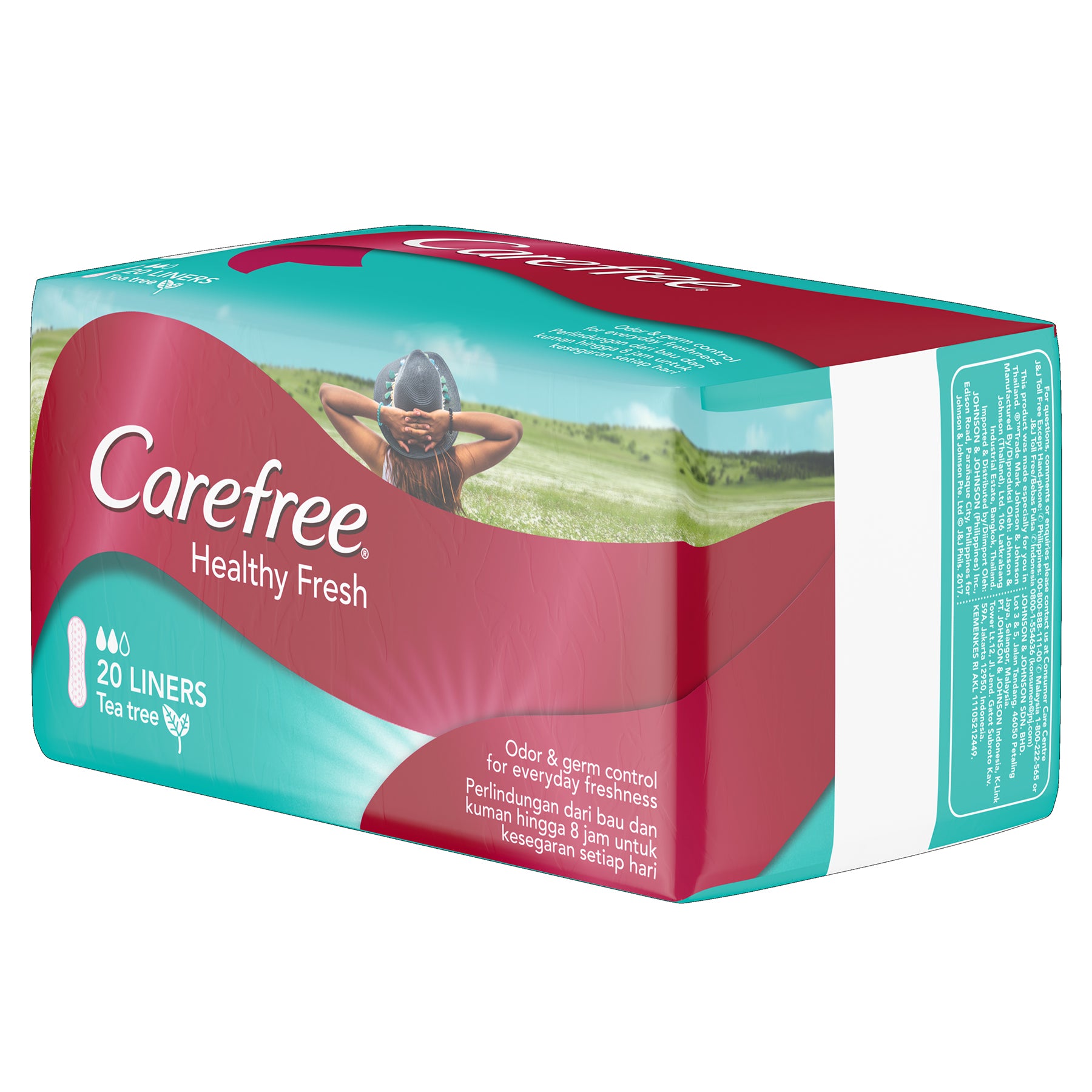 [PANTY LINERS] Carefree Healthy Fresh 20s