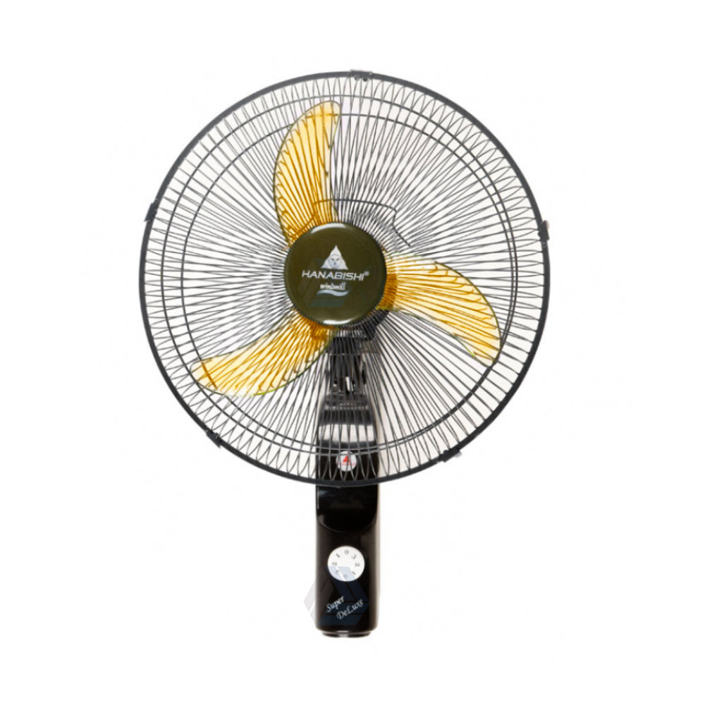 Hanabishi Windmill 16WF Wall Fan(Dark Orange) 16 Inches Certified Product Safety Q-1432