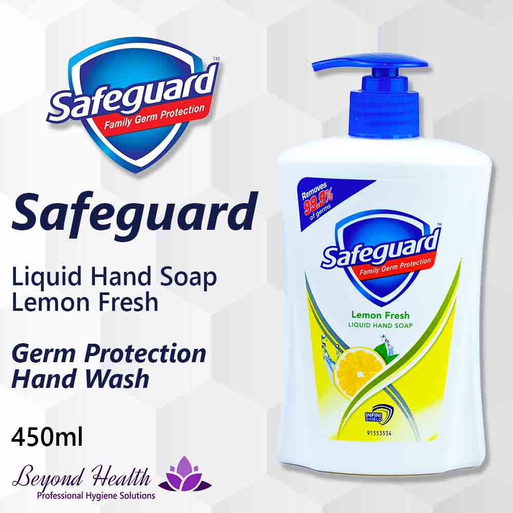Safeguard™  Lemon Fresh Liquid Hand Wash 450ml Liquid Hand Soap Antibacterial