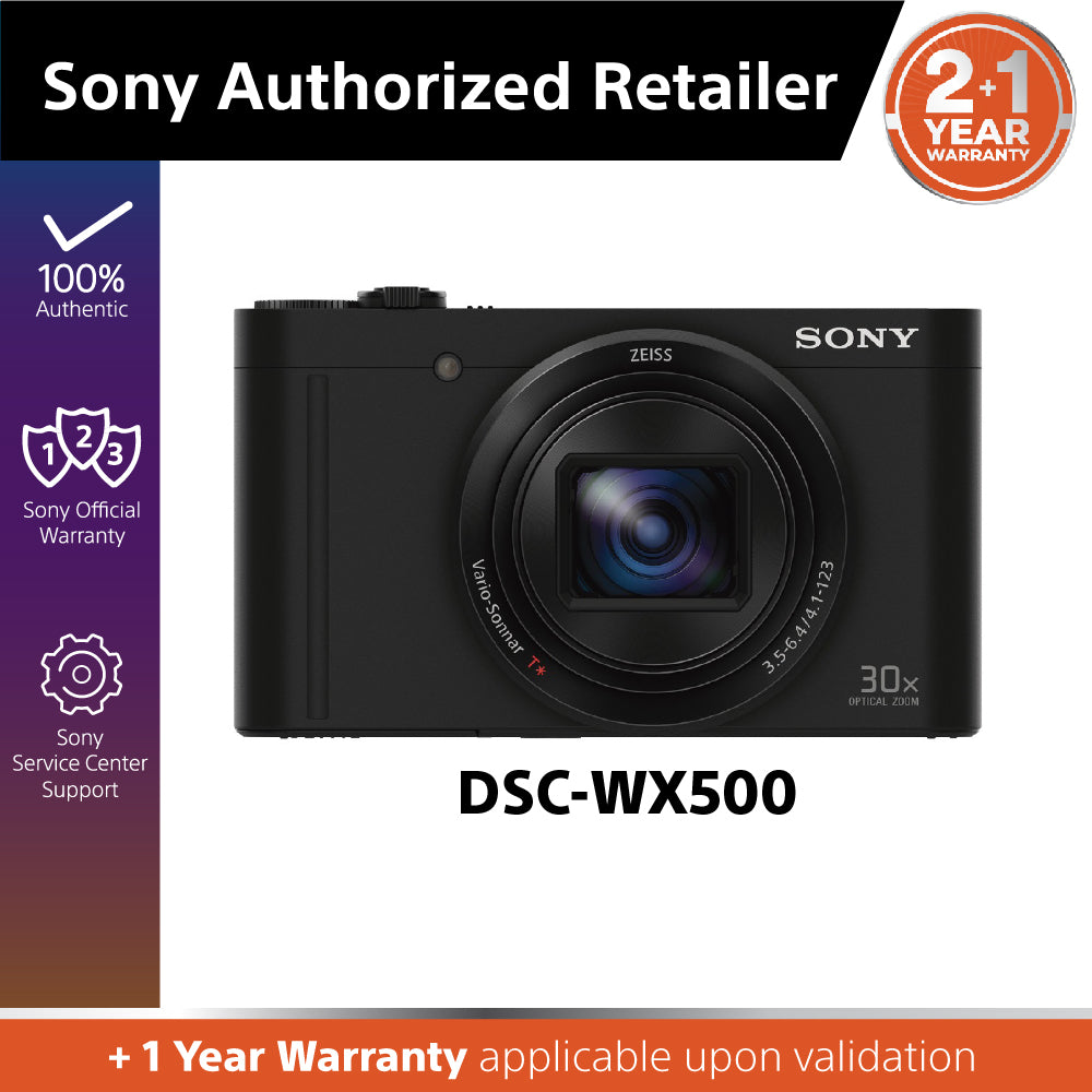 Sony DSC-WX500 Compact Camera with 30x Optical Zoom