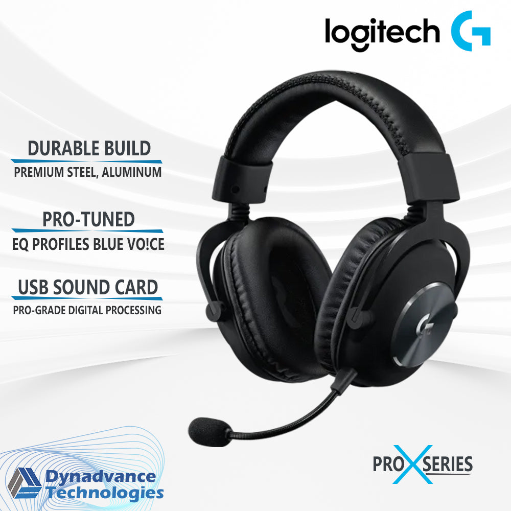 Logitech G Pro X Gaming Headset WITH BLUE VO!CE microphone technology