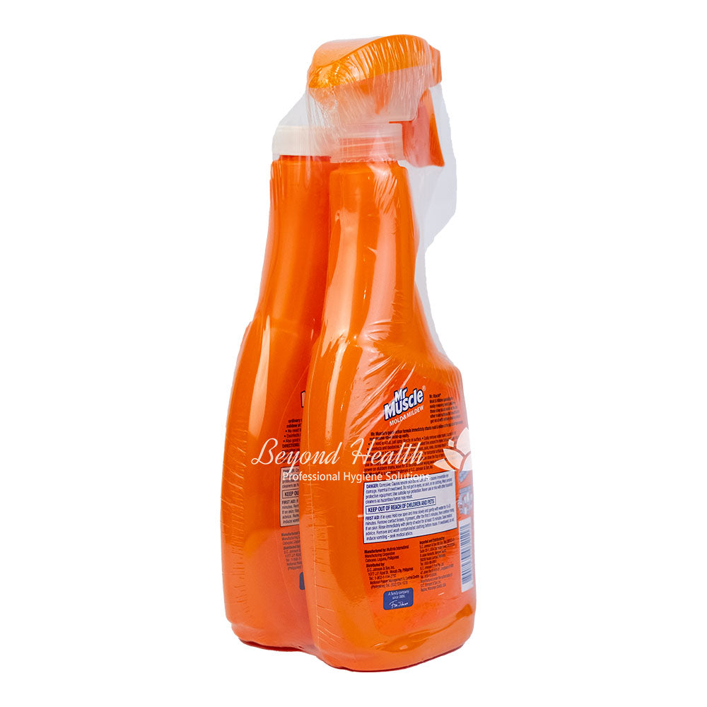Mr. Muscle® Mold & Mildew Cleaner Stain Remover 500ml + 500ml Refill Bottle