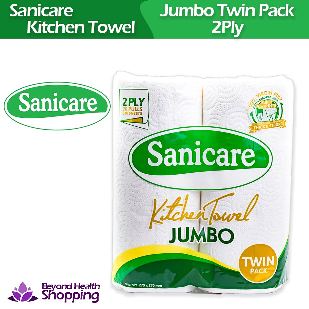 Sanicare Kitchen Towel Jumbo Twin Pack