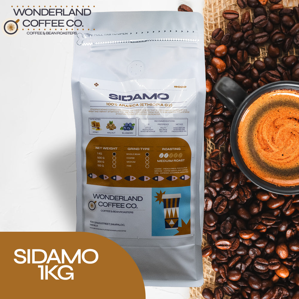 SIDAMO Etiopian Coffee 100% Arabica Ethiopia G2 Sidamo Delight: Premium Ethiopian Single-Origin Coffee Beans with Rich and Complex Flavor Profile - Perfect for Specialty Coffee Lovers and Home Brewers, Lazada PH Bestseller