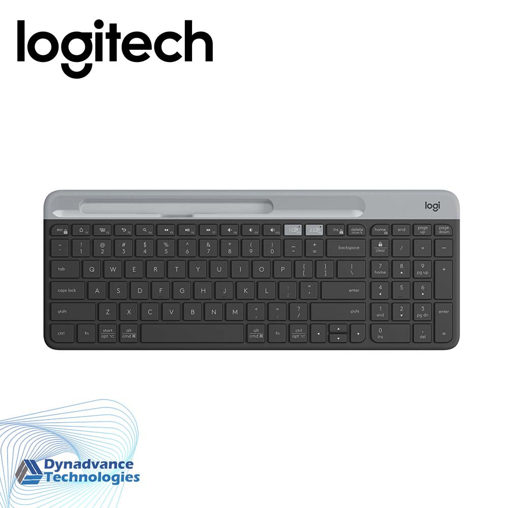 Logitech K580 Slim Multi-Device Wireless Keyboard for Chrome OS - Bluetooth/USB Receiver, Easy Switch, 24 Month Battery, Desktop, Tablet, Smartphone, Laptop Compatible